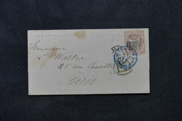 ESPAGNE - Lettre Pour Paris En 1870, Affranchissement  Allégorique - L 75801 - Brieven En Documenten