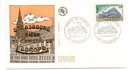 1977 --FDC - Conseil De L'Europe ( 1 Valeur ) .. Cachet  67 - Strasbourg.....à Saisir - 1970-1979