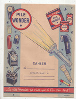 Protége Cahier , PILE WONDER , Frais Fr 1.95 E - Protège-cahiers