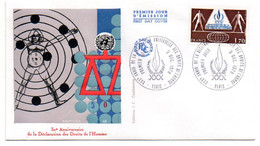 1978--FDC ..30° Anniversaire De La Déclaration Des Droits De L'Homme.......cachet  PARIS - 75................... - 1970-1979