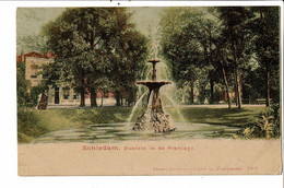 CPA-Carte Postale Pays Bas-Schiedam Fontein In De Plantage  Début 1900VM23543br - Schiedam
