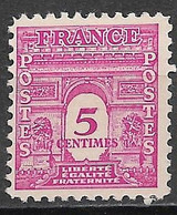 France 1944. Scott #475 (M) Arc De Triomphe - 1944-45 Triomfboog