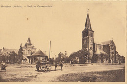 Postkaart-Carte Postale - HEUSDEN - Kerk En Gemeentehuis  (B989) - Heusden-Zolder