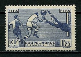 FRANCE 1938 N° 396 ** Neuf MNH Superbe C 35 € Coupe Du Monde De Football à Paris Sports - Unused Stamps
