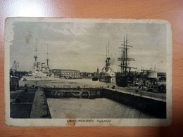 Wilhelmshaven. Hafenbild. Cachet Feld Post, Kompagnie II Werftdivision. Etat : Voir Photos (6624) - Wilhelmshaven