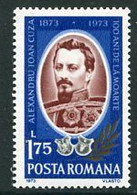 ROMANIA 1973 Prince Alexandru Cuza Centenary, MNH / **.  Michel 3125 - Ongebruikt