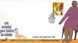 COSTA RICA INTL YEAR Of OLDER PERSONS Sc 526 FDC 1999 - Costa Rica