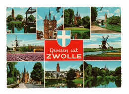 Pays Bas: Overijssel, Zwolle, Champ De Tulipes, Moulin à Vent, Wind Mill (20-1406) - Zwolle