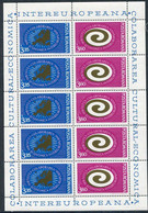 ROMANIA 1973 INTEREUROPA Sheetlet MNH / **. .  Michel 3120-21 Kb - Nuevos