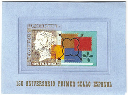 2000-3711AC-CARPETA ESPECIAL-150 ANIVERSARIO 1er SELLO ESPAÑOL-LUJO- - Ensayos & Reimpresiones