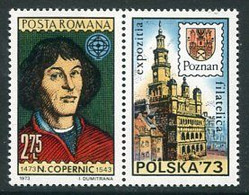 ROMANIA 1973 Copernicus 500th Anniversary MNH / **.. .  Michel 3109 - Nuovi