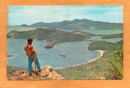 Antigua BWI Old Postcard Mailed - Antigua Und Barbuda