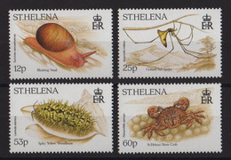 Saint Helene - N°654 à 657 - Faune - Invertebres - Cote 9€ - * Neufs Avec Trace De Charniere - Isola Di Sant'Elena