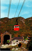 New Hampshire Franconia Notch Cannon Mountain Aerial Tramway Tram-Car And Valley Station - White Mountains