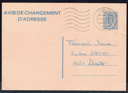 Changement D'adresse N° 21 III F (texte Français) - Circulé - Circulated - Gelaufen - 1979. - Avviso Cambiamento Indirizzo