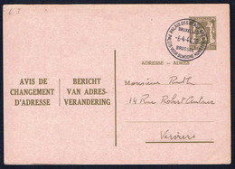Changement D'adresse N° 6 I FN (texte Français/Néerlandais) - Circulé - Circulated - Gelaufen - 1944. - Aviso Cambio De Direccion