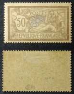 N° 120d 50c MERSON Papier GC Neuf N* TB Cote 225€ Signé Calves - 1900-27 Merson