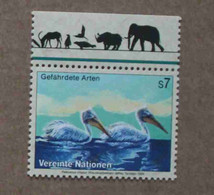 Vi99-01 : Nations-Unies (Vienne) / Protection De La Nature - Pélican Frisé - Unused Stamps