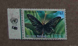 Vi98-01 : Nations-Unies (Vienne) / Protection De La Nature - Papillon Du Rajah Brooke - Unused Stamps