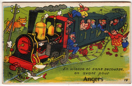 49 : Angers  : Carte à Systèmes : 10 Vues : En Vitesse - Met Mechanische Systemen