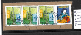 Brasilien001 / Fragment  (Nähmaschine, Trompete)  2009  O - Used Stamps