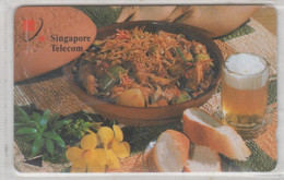 SINGAPORE 1992 NATIONAL FOOD 3 CARDS - Levensmiddelen