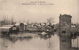 Joinville Le Pont * La Marne Et La Rue Pauline Pendant La Crue * Inondation - Joinville Le Pont