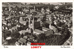 Allemagne Fritzlar Vue Aerienne + Timbre Cachet Poste Aux Armées - Fritzlar