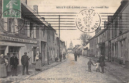 Silly-le-Long           60        La Grande Rue .Hôtel Restaurant Meignan.    Editeur De La Carte        (voir Scan) - Andere & Zonder Classificatie