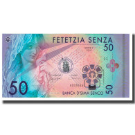 Billet, Italie, Billet Touristique, 2016, 50 SENZA, NEUF - [ 8] Fictifs & Specimens