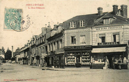 Pont L'évêque * La Rue D'alençon * épicerie " Aux Bons Produits " Ch. JUHEL - Pont-l'Evèque