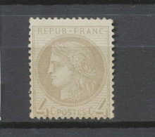 France Classique N°52 4c Gris Neuf Luxe ** Signé Calves TTB. H2572 - 1871-1875 Cérès