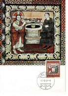CARTE MAXIMUM ROMANISCHE BILDERDECKE UM 1140 SUISSE 1967 - Maximumkarten (MC)