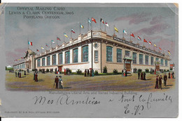 USA, Portland, Oregon : Lewis & Clark Centennial, 1905. Manufacturers Liberal Arts And Industrial Building. CPA Préc. - Portland