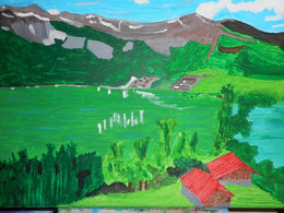 TABLEAU LE LAC DE BRIENZ - Radierungen