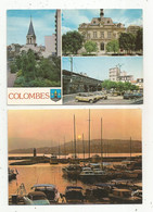 Cp , Automobiles  , Voitures De Tourisme , Renault , Citroen...., 2 Scans ,  LOT DE 4 CARTES POSTALES - PKW