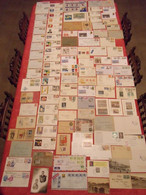 TC20 / Lot De 128 Enveloppes 1er Jour Et Plis Divers MONDE Ayant Voyagé - Collections (without Album)