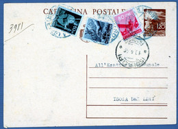 °°° Francobolli N. 4348 - Cartolina Postale Luogotenenza Fori Di Spillo Viaggiata °°° - Otros & Sin Clasificación