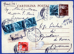 °°° Francobolli N. 4352 - Cartolina Postale Raccomandata Viaggiata °°° - Altri & Non Classificati