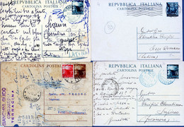 °°° Francbolli N. 4278 - Lotto Di 4 Cartoline Postali Viaggiate °°° - Altri & Non Classificati