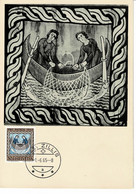 CARTE MAXIMUM ROMANISCHE BILDERDECKE UM 1140 SUISSE PRO PATRIA 1965 - Maximumkarten (MC)