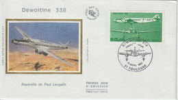 France FDC 1987 Dewoitine 338 PA 60 - 1980-1989