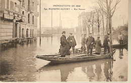 453-40 INONDATIONS DE 1910 - MAISONS-ALFORT 94 RUE PASTEUR - Overstromingen