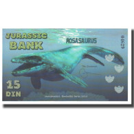 Billet, Espagne, Billet Touristique, 2015, JURASSIC BANK 15 DIN, NEUF - [ 7] Fautés & Variétés