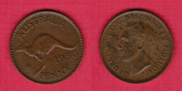 AUSTRALIA  1 PENNY 1950 (KM #  43) #6206 - Penny