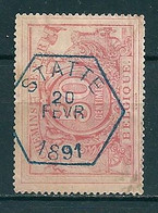 TR 11 Gestempeld STATTE (blauwe Stempel) - Met Watermerk - Usados