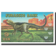 Billet, Espagne, Billet Touristique, 2015, JURASSIC BANK 9 DIN, NEUF - [ 7] Fautés & Variétés