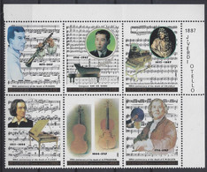 COREE Du NORD - YVERT N° 1860/5 - PARTITIONS MUSICALES - NEUFS SANS CHARNIERE - Korea (Nord-)