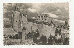 Cp , Espagne ,SEGOVIA , El Alcazar Y La Catedral ,  Voyagée 1953 - Segovia