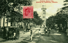 Asie / Ile De Ceylan / Colombo / Chatham Street  Fort Showing The Ligthouse - Sri Lanka (Ceylon)